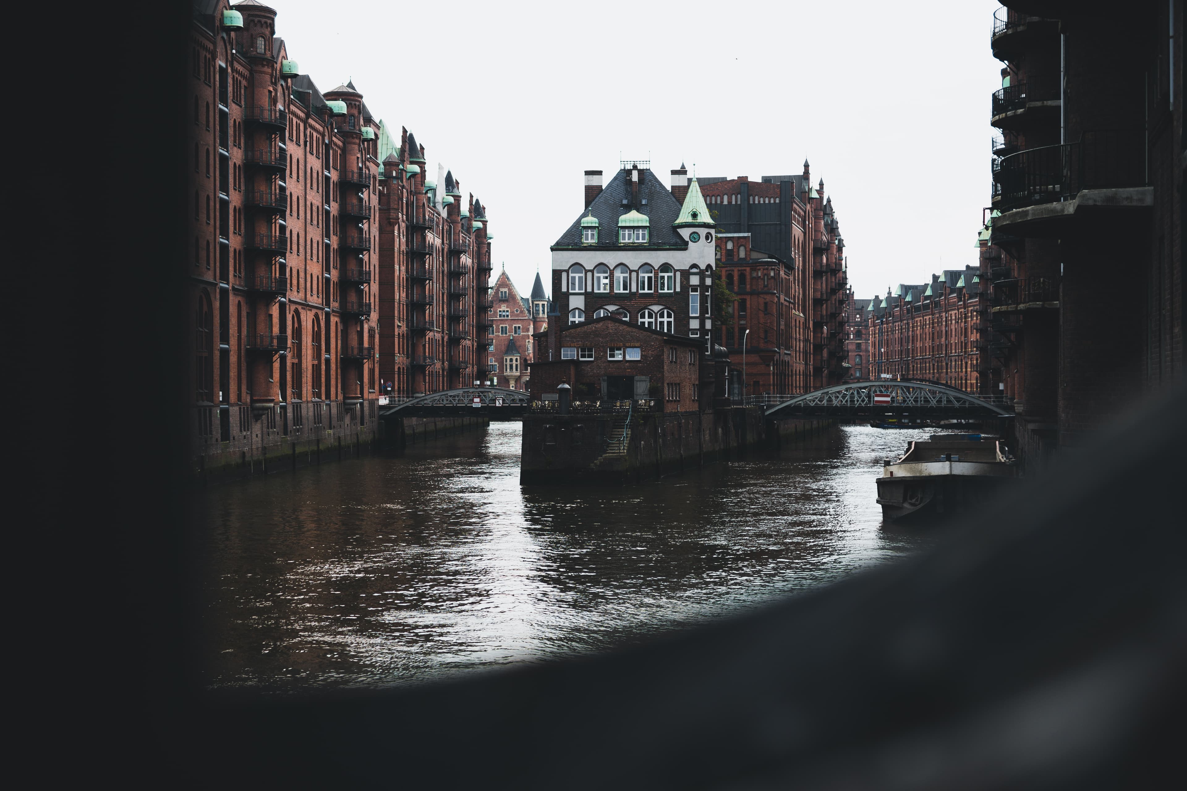 Fahrt durch Hamburg